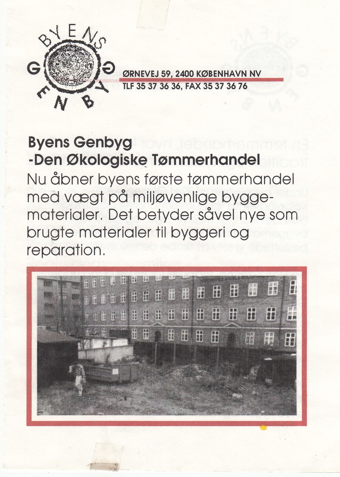 Nyheder Genbyg Nyheder Genbyg