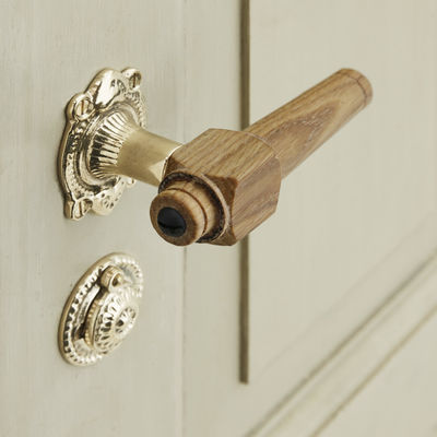 Trægreb til gammel dør - Spidsgreb i eg