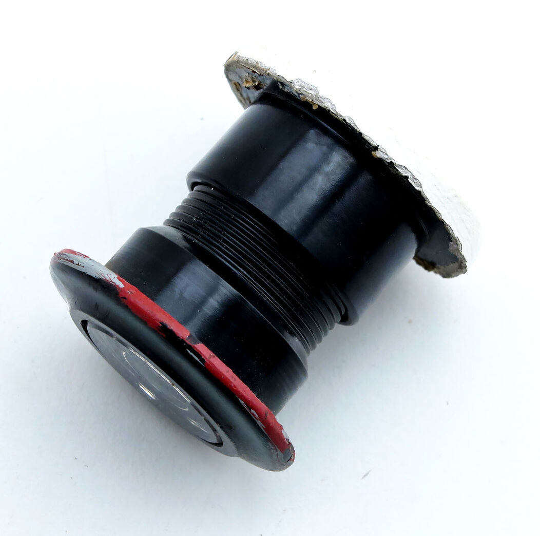 Dørspion - sort bakelit