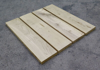 Egetræs terrassebrædder - 30x160x700mm
