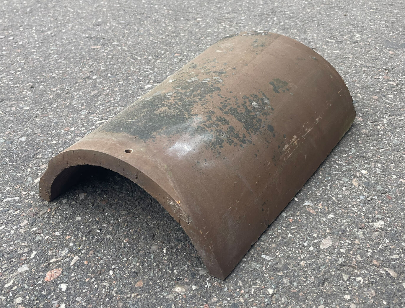 Mokkafarvet rygningssten