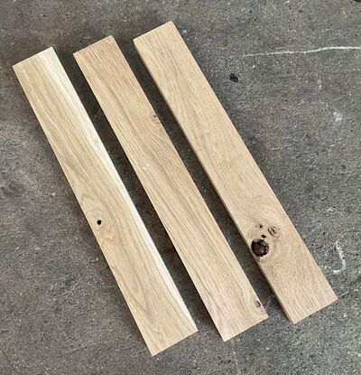 2. sortering Egetræsstave 21x57x405mm