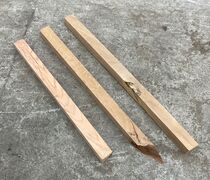 2. sortering Egetræsstave 30x30x405