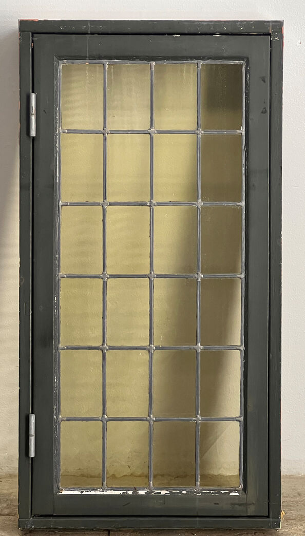 Blyindfattet vindue med koblet ramme Blyindfattet vindue med koblet ramme