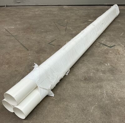 Plastmo Plast, Nedløbsrør, Ø110 mm, 3 m, hvid