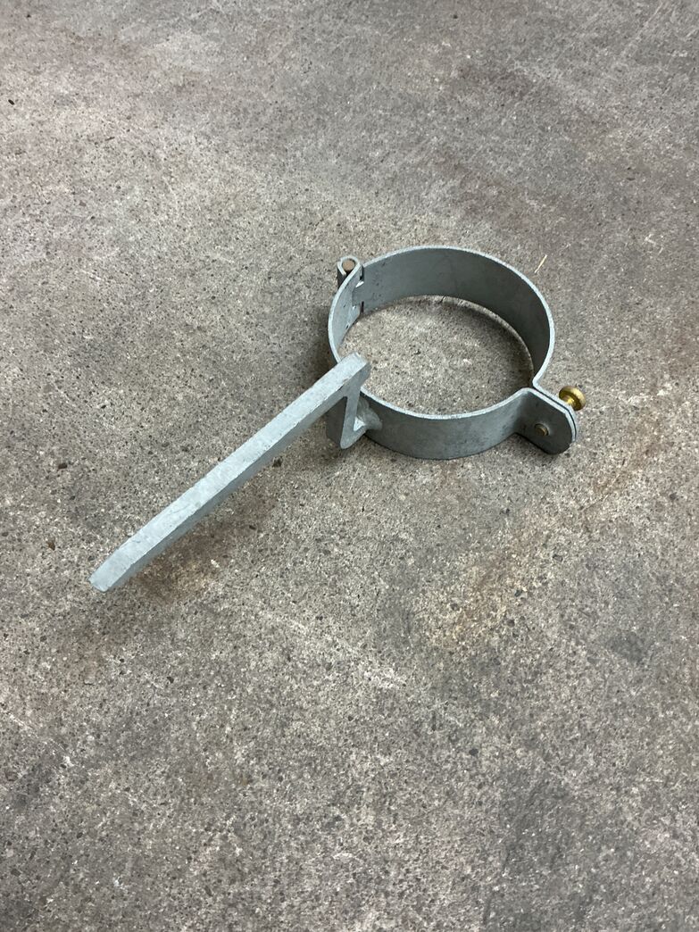 Hængselstift t/mur galv. Ø 85 mm