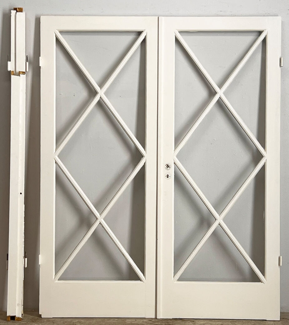 Fransk dør med karm