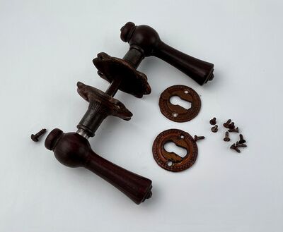 Knebelgreb med støbejernshalse/nøgleskilte - 35 mm.