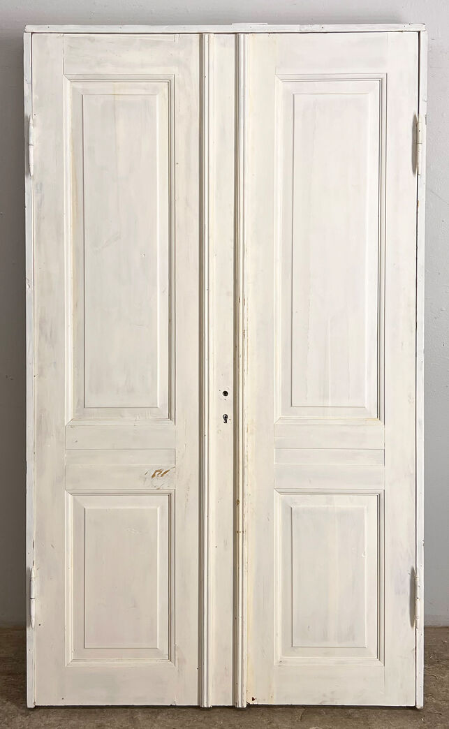 Dobbelt fyldningsdør med karm