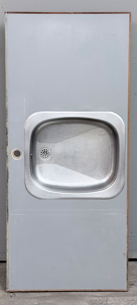 Tectum laminatbordplade med stålvask