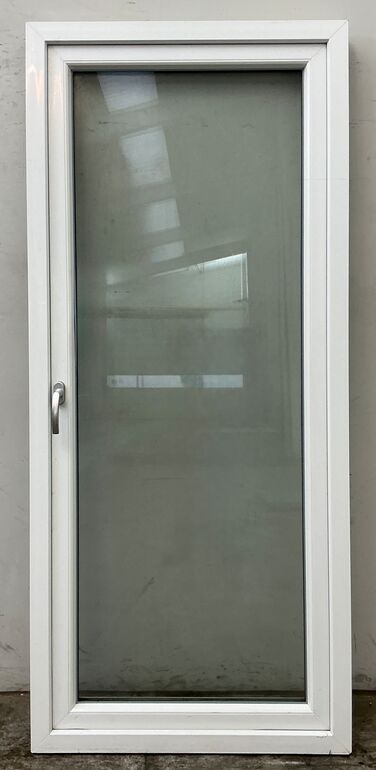 Terrassedør i plast med fuldt glasparti vh.