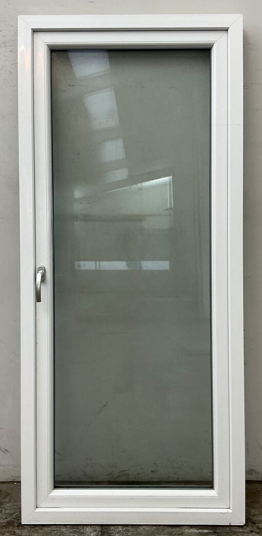 Terrassedør i plast med fuldt glasparti vh.