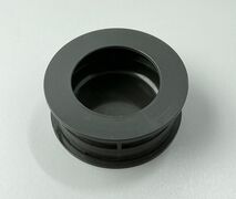 Originalt Tectum skålgreb / mørkegrå