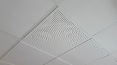 Gips akustikloft 57,5x57,5x12,5 cm
