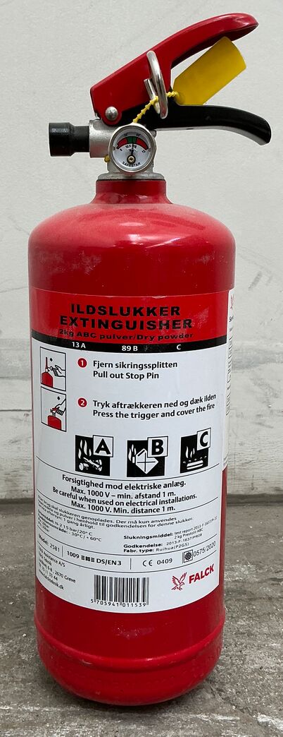 Ildslukker - Pulver 2kg