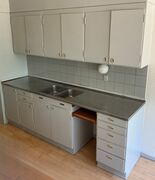 Komplet 60'er køkken, malet