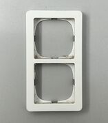 LK Fuga Baseline 63 ramme, 2x1 modul, hvid