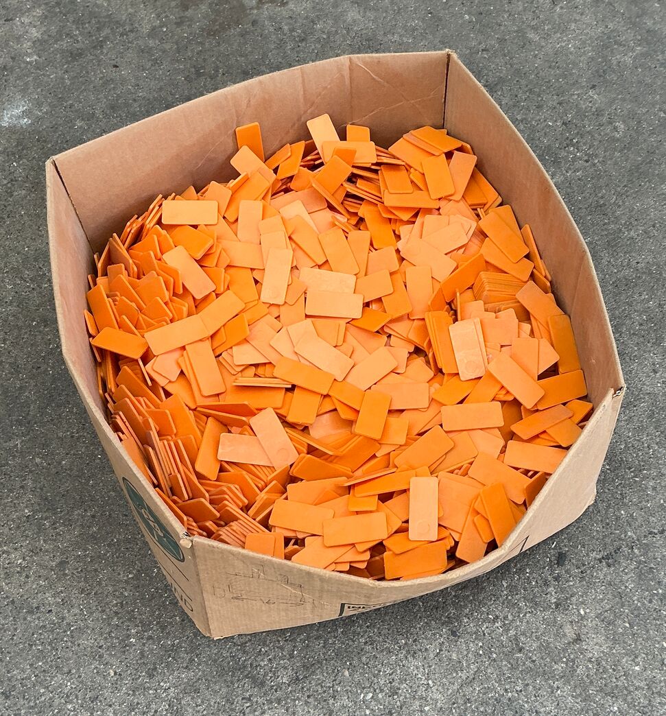 Plast afstandsklodser ca 2000 stk