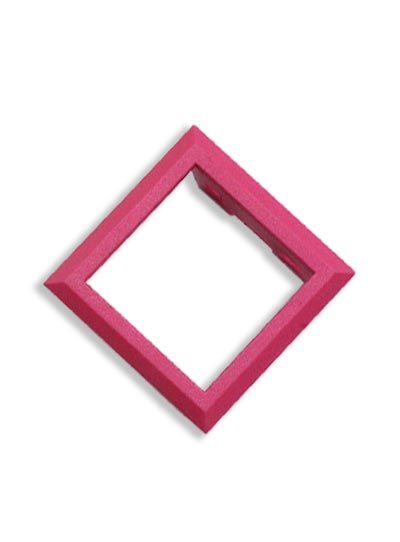 Ramme til dataudtag u/låg, rød