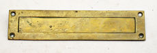 Brevsprække i messing 5,5x22,5 cm