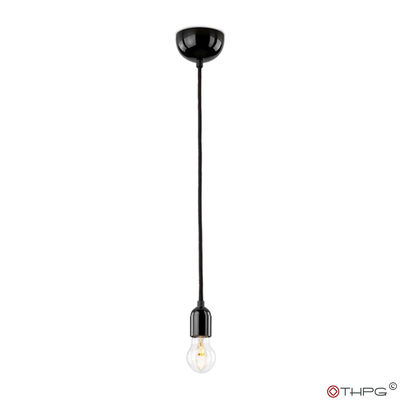 Bakelit fatning m/ledning