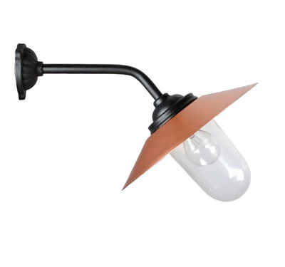 Staldlygte - kobber skærm (45 grader lysvinkel)