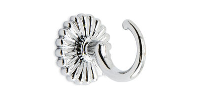 Krog 35mm med roset - krom