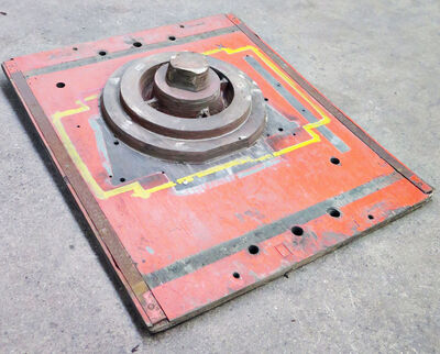 Vægdekoration, stor støbekliché på plade