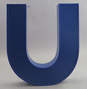 'U' - LED bogstav