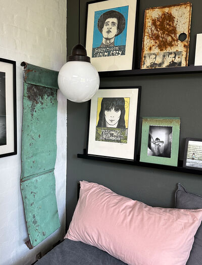 Irret kobberplade 56 x 95 cm