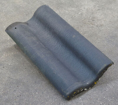 Betontegl - halvsten