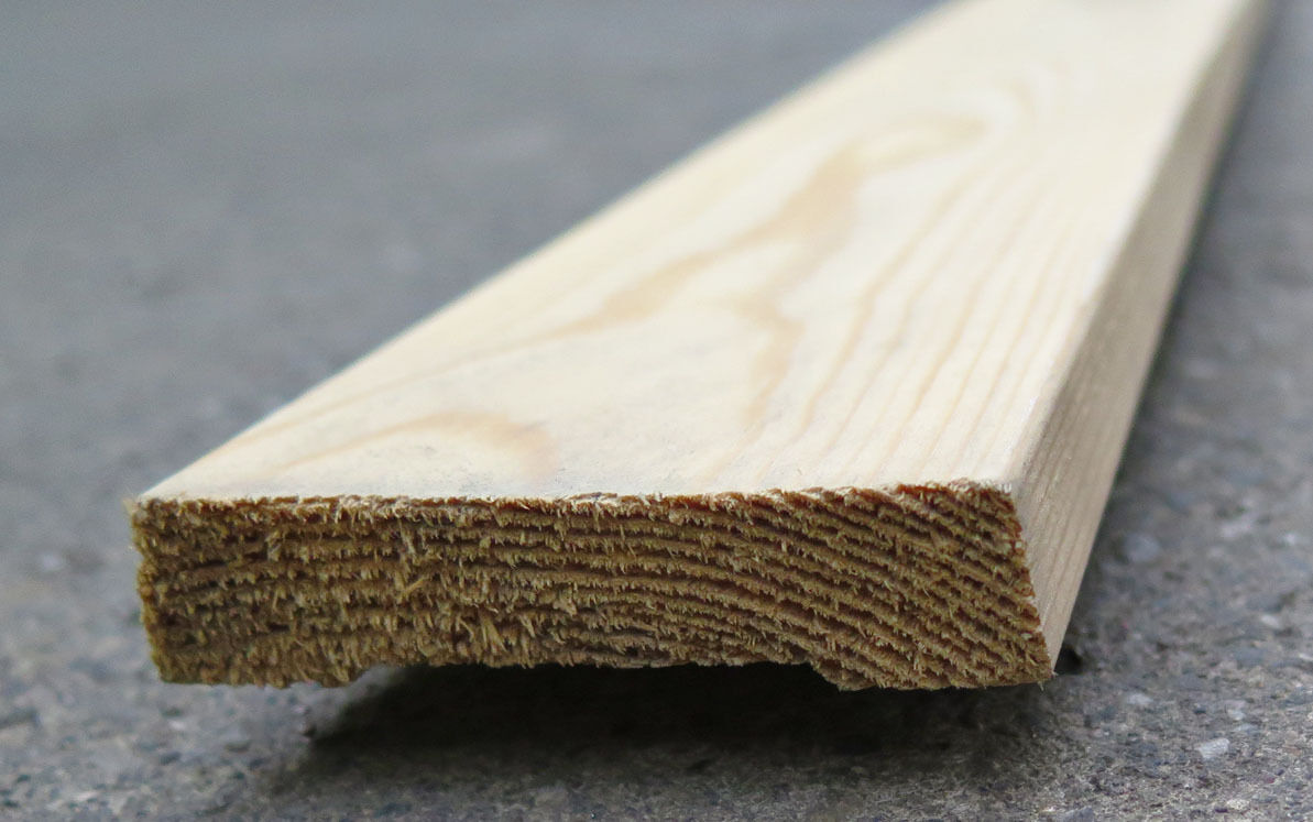 Indfatninger ubehandlet fyr 6 stk á 4500 mm