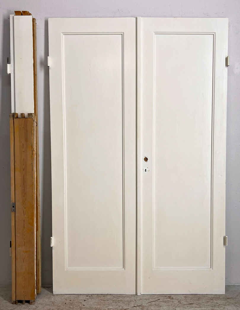 Dobbelt funkisdør med karm