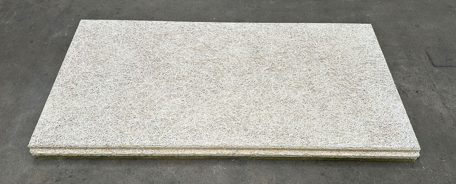 Troldtekt akustikplade Plus Lys Fin Natur 3,5x60x120 cm