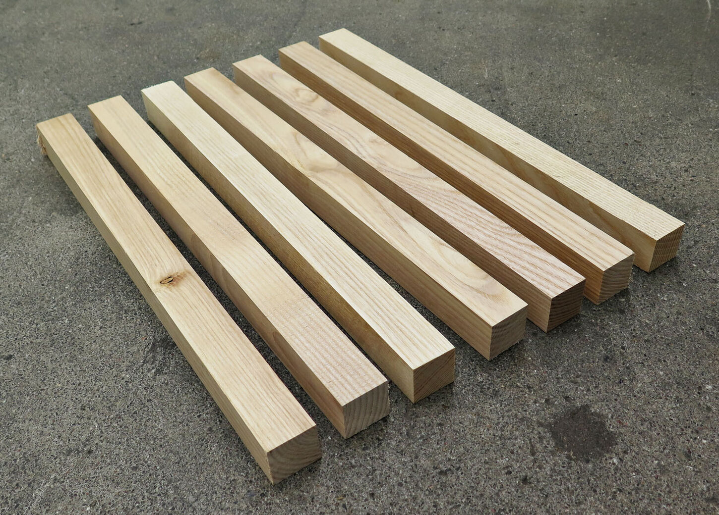 Asketræsstave 32x32x435mm