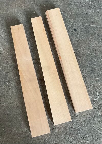 2. sortering Bøgetræsstave 21x57x405 mm