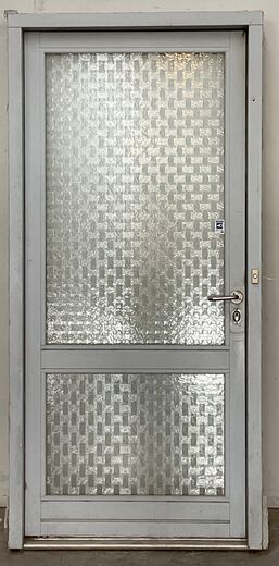 Yderdør med glas og karm Yderdør med glas og karm