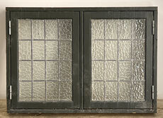 Blyindfattet vindue med koblede rammer Blyindfattet vindue med koblede rammer
