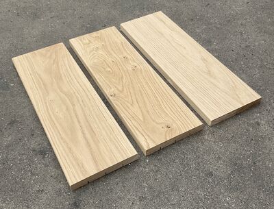 Egetræs terrassebrædder- 21x145x445