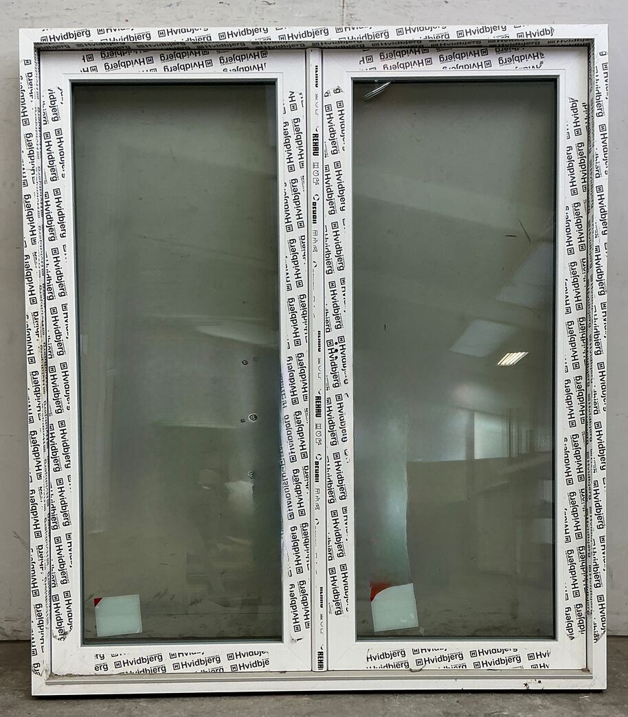 Dobbelt terrassedør i plast