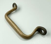 Dørhang i massiv messing