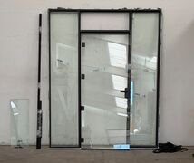 Skandi-Bo glasdør med 2 sidepartier 200x249 cm