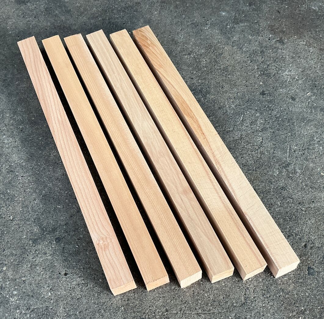 Bøgetræsstave 32x32x500 mm
