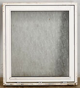 Termovindue med matteret glas