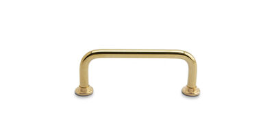 Klassisk bøjlegreb 78mm - messing