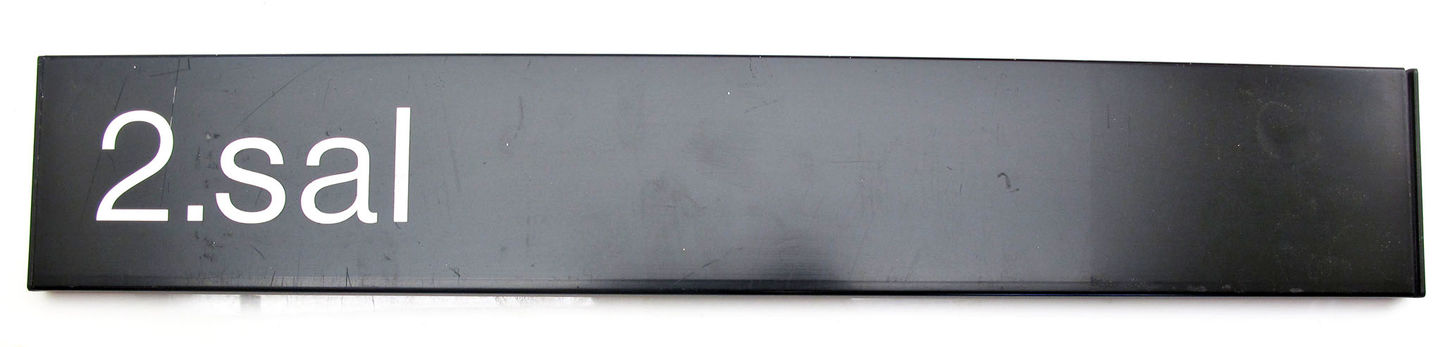 Skilt: 2. sal