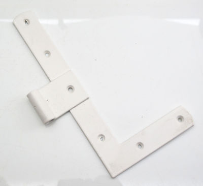 Vinkelhængsel, 88 mm. hvid