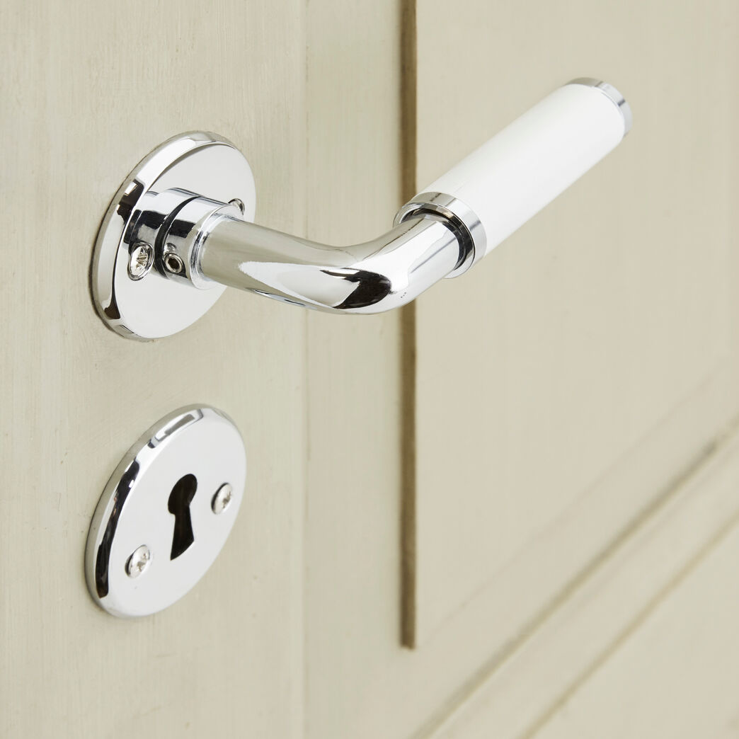 Funkisgreb - hvid plast