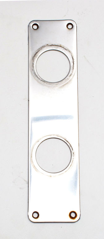 Ruko 4009-3040 dækskilt i poleret stål - 2 mm.