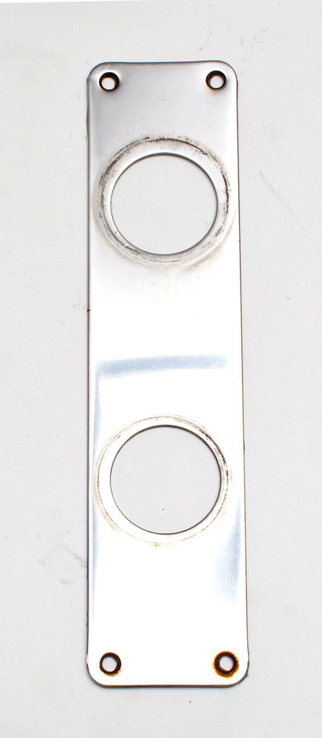 Ruko 4009-3040 dækskilt i poleret stål - 2 mm.